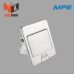 Ổ CẮM ÂM SÀN KIỂU VUÔNG MÀU BẠC MẶT PHẲNG F2A-60