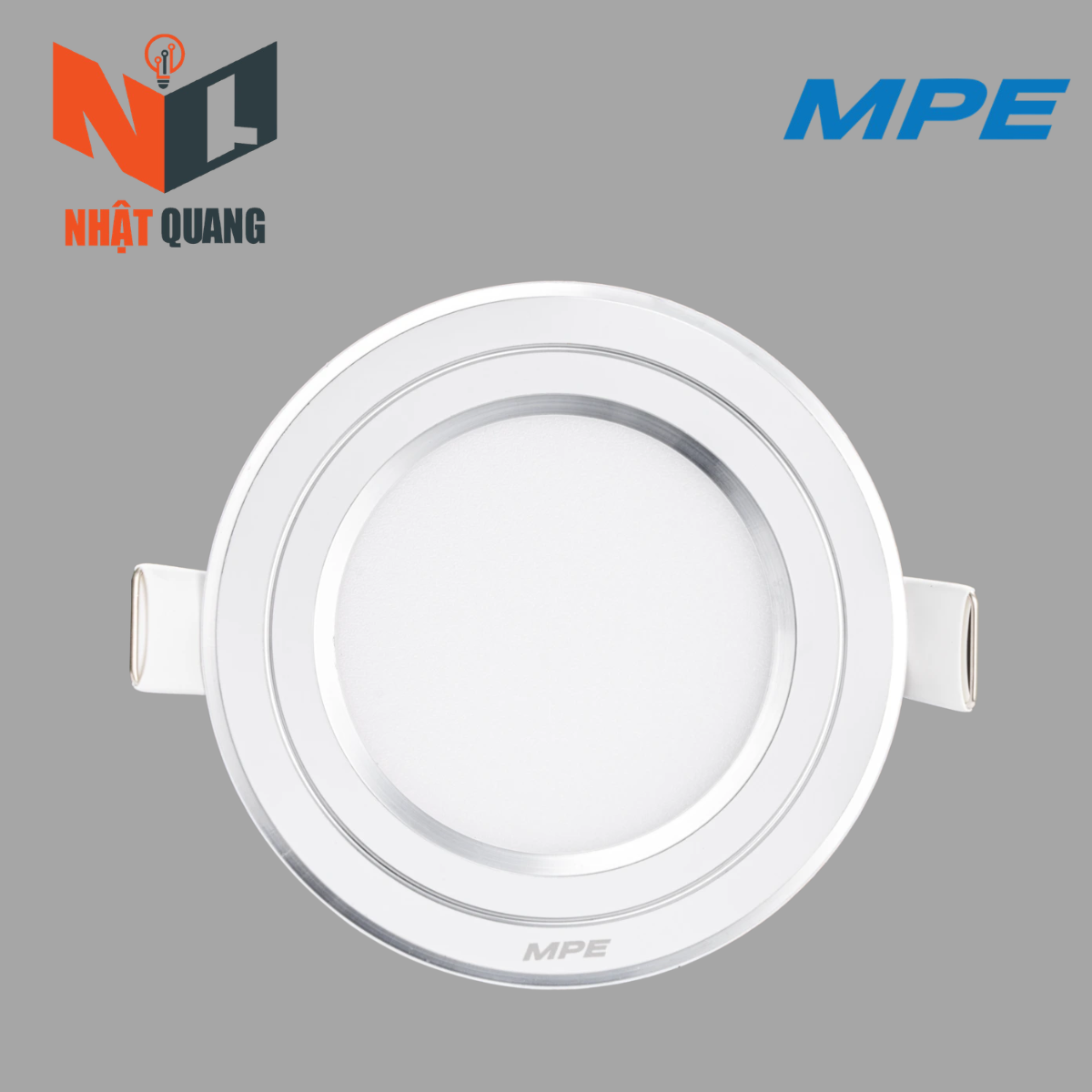 ĐÈN LED PANEL ÂM TRẦN RPL 12W VIỀN BẠC RPL-12ST/S
