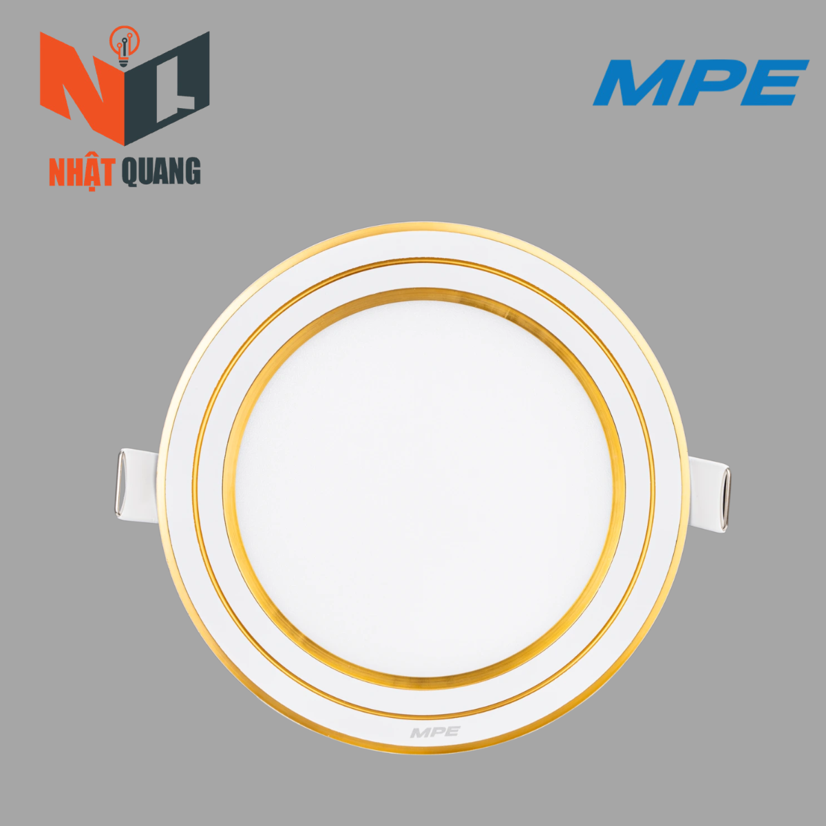 ĐÈN LED PANEL ÂM TRẦN RPL 7W VIỀN VÀNG RPL-7T/G