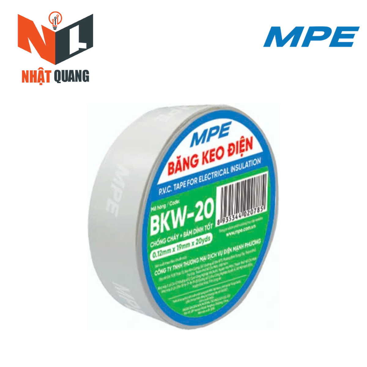 BĂNG KEO ĐIỆN BKW-20