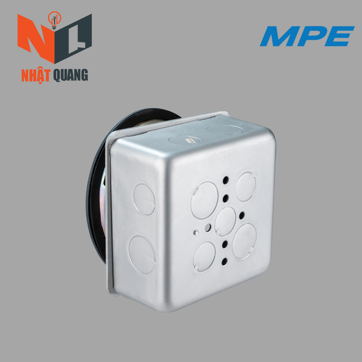Ổ CẮM ÂM SÀN 3 LỖ KIỂU TRÒN BẰNG NHỰA + ĐẾ ÂM FGP