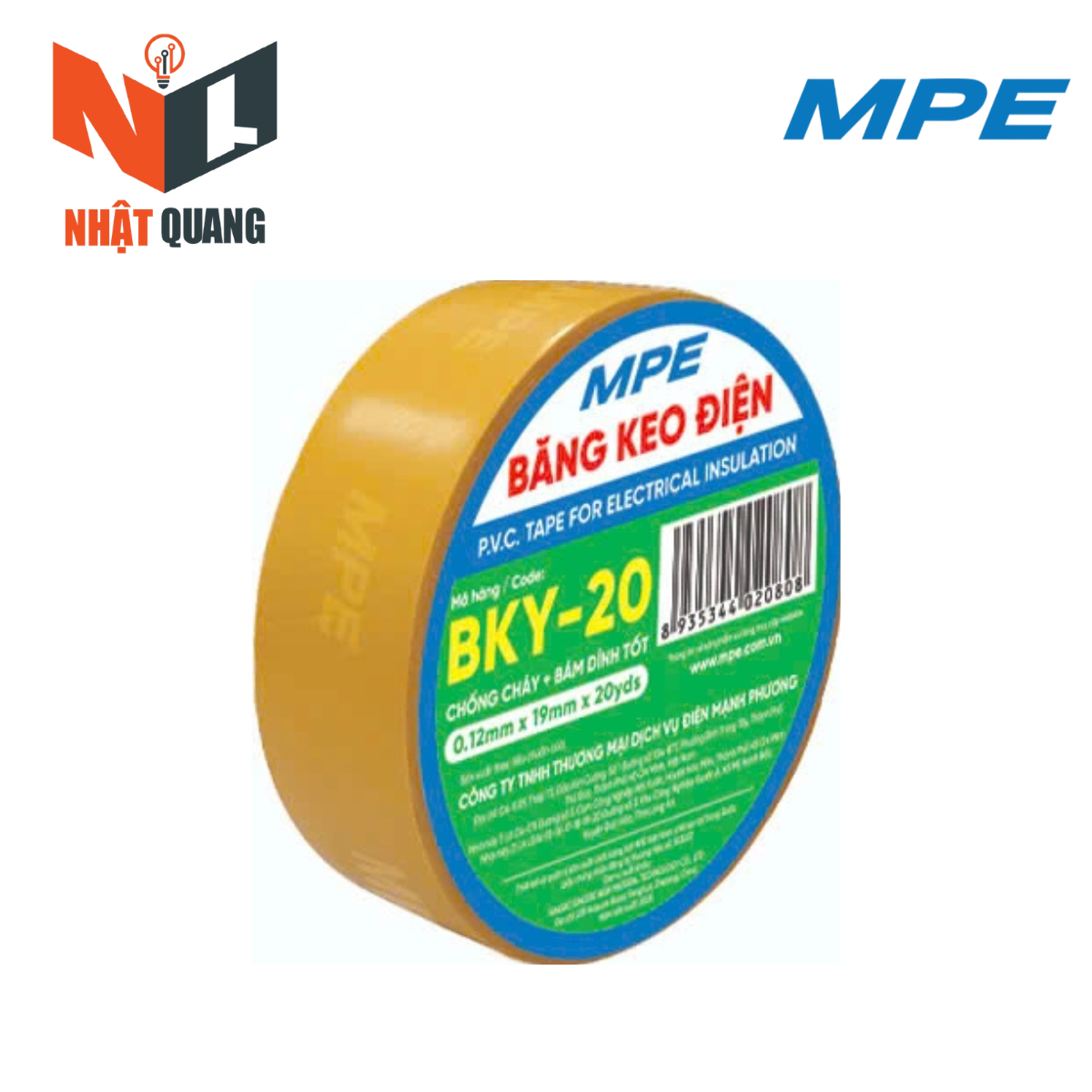 BĂNG KEO ĐIỆN BKY-20