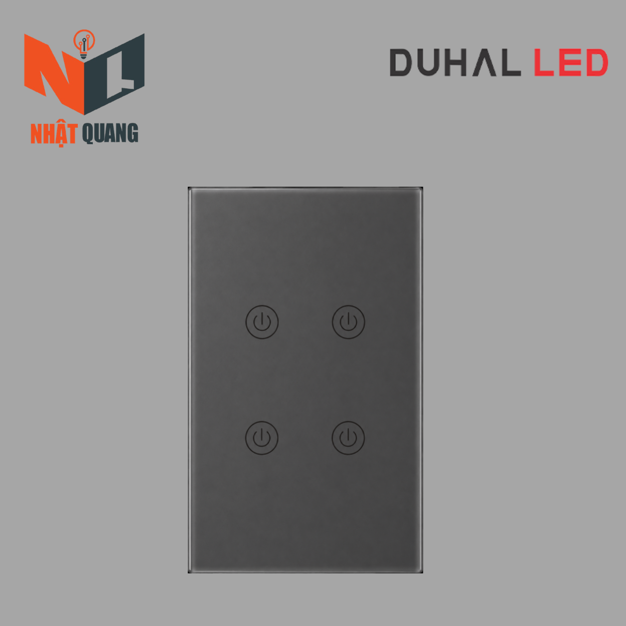 Mặt công tắc cảm ứng ON/OFF 4 điểm chạm - A2A470