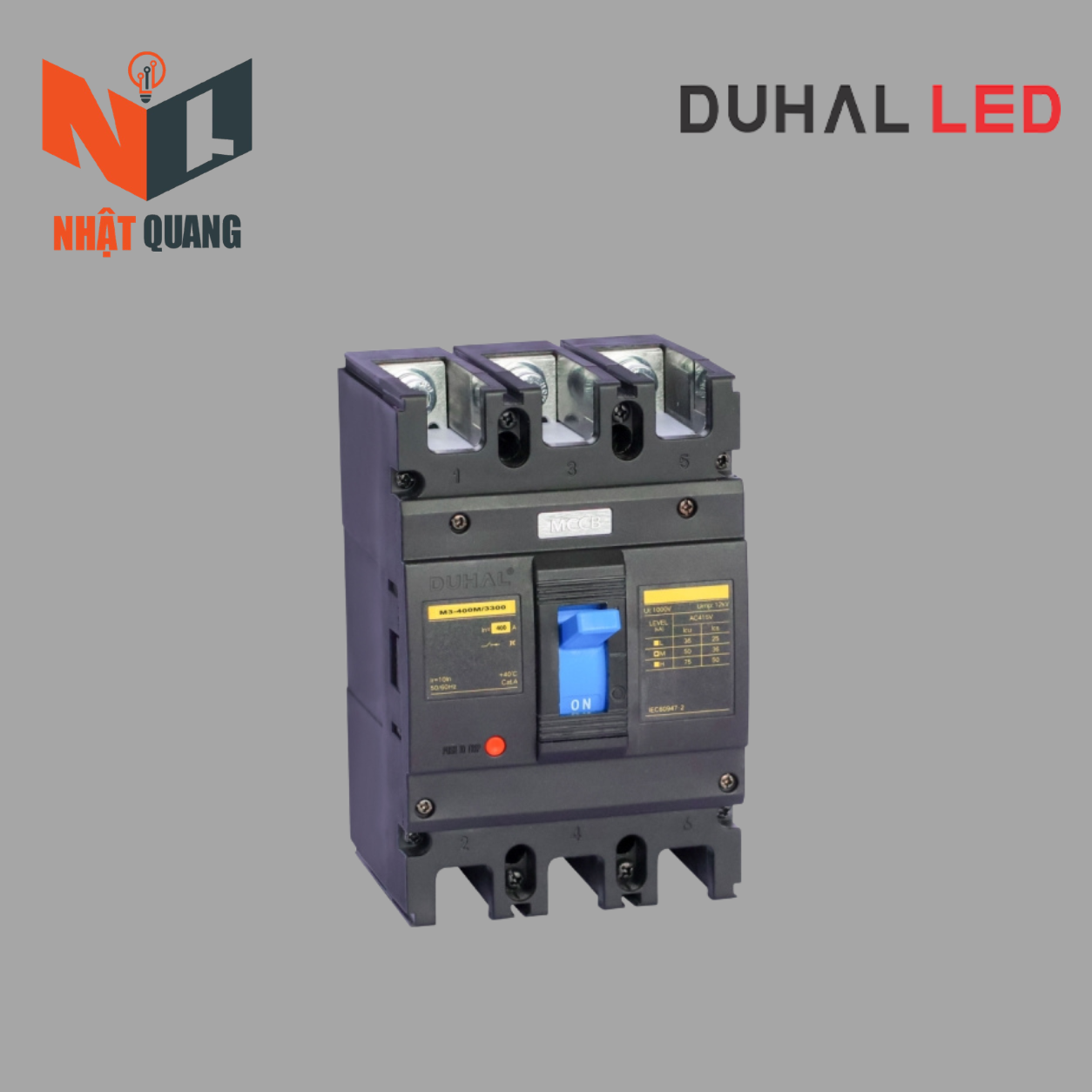 S8 series MCCB 3P 400A, 75kA - S8D3-400