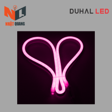LED DÂY KIỂU NEON BẺ GÓC HAI CHIỀU ÁNH SÁNG HỒNG 6W/M - NEH01