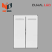 Công Tắc Đôi 2 Chiều Size M/16A Màu Trắng - S1A222