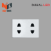 Ổ Cắm 2 Chấu Size L/16A Màu Trắng - S1B232