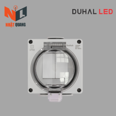 Công tắc đôi chống thấm ip66 gs màu trắng - K1V102