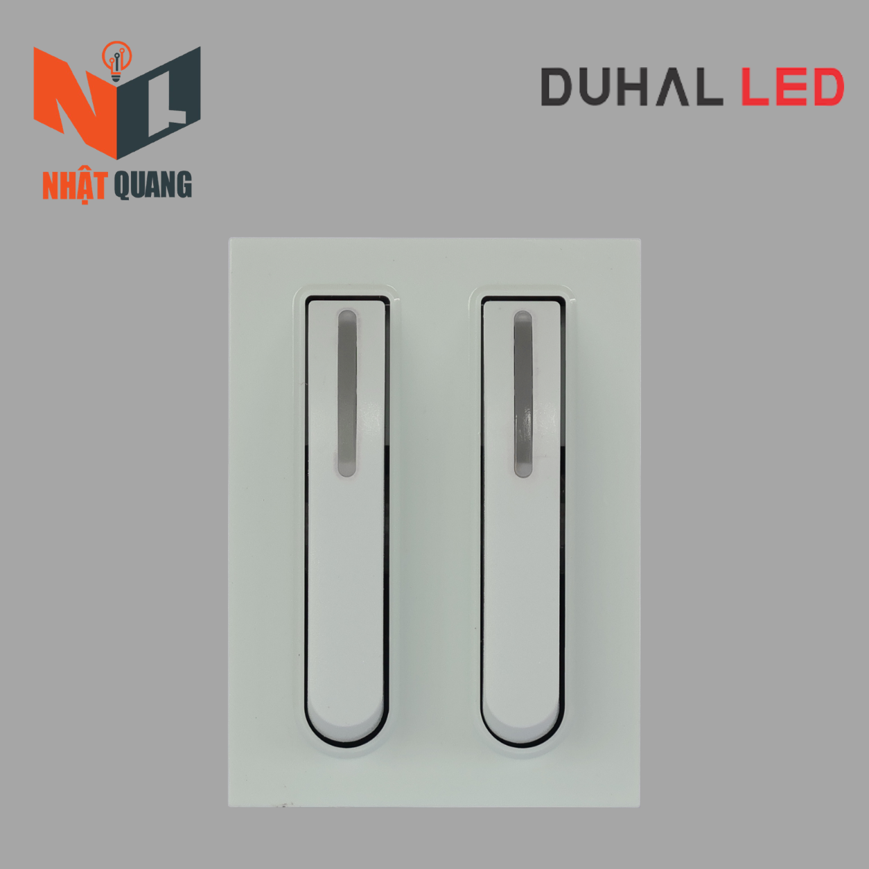 Công tắc đôi 1 chiều cao cấp size M - N1A221