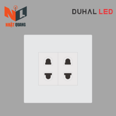 Bộ ổ cắm đôi 2 chấu 16A 250V - C1B251