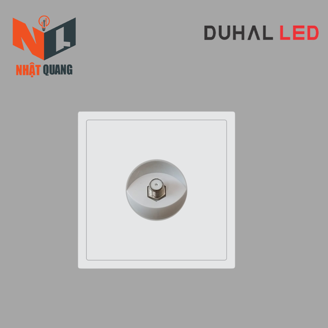 Bộ ổ cắm Truyền Hình Vệ Tinh cổ điển S1 series MÀU TRẮNG - C1B128