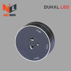Bộ ổ cắm cao cấp (Aluminum + Acrylic)Ổ cắm 3 chấu Màu trắng - M1B141