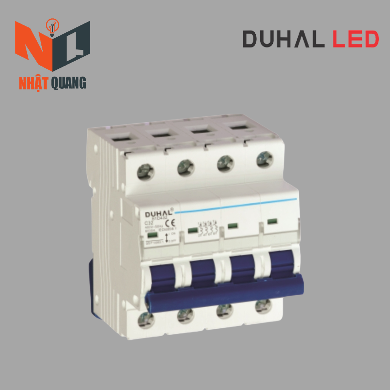 MCB 4 cực 63A/6kA - S1D463