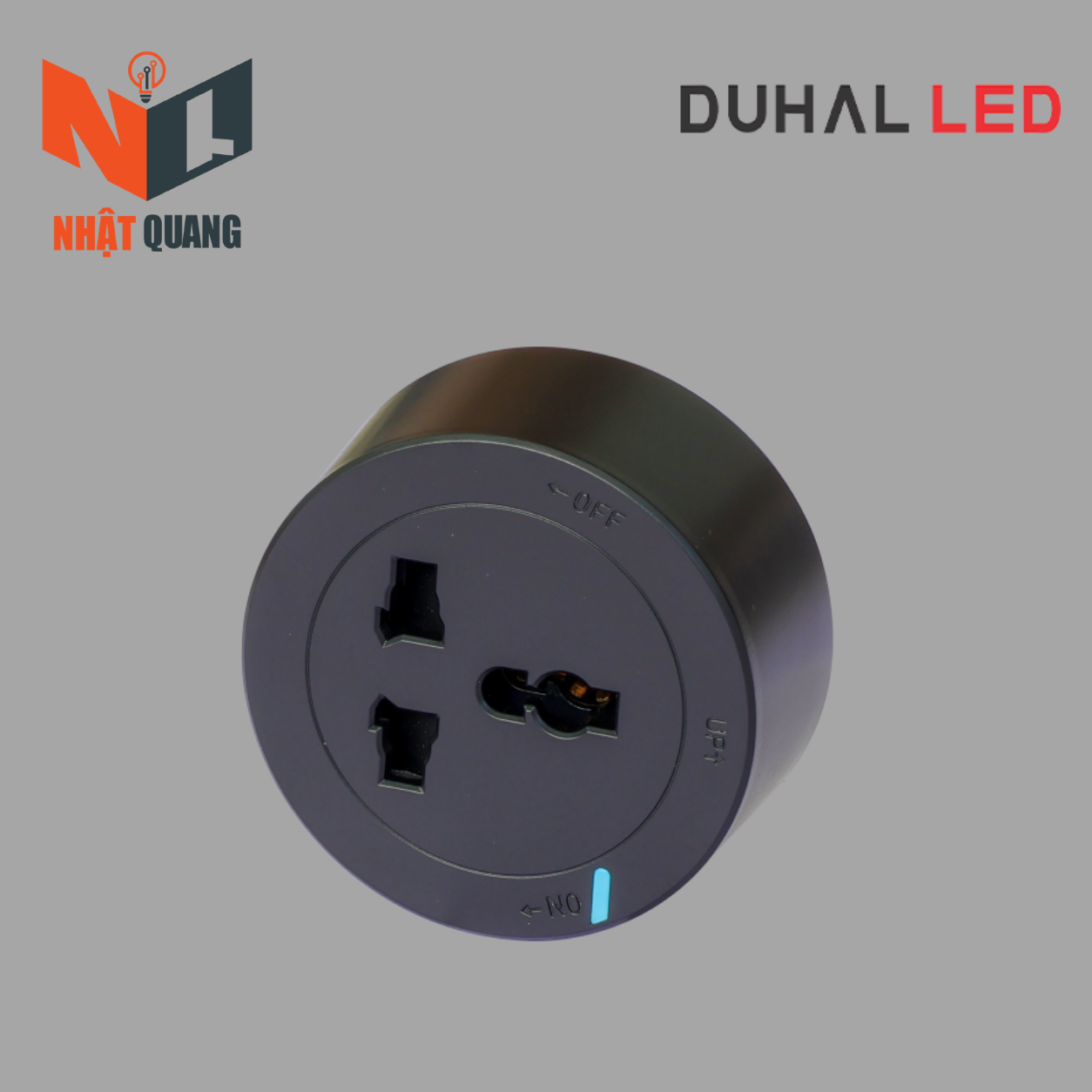 Bộ ổ cắm cao cấp (PC) Ổ cắm 3 chấu đa năng Màu trắng - K1B142