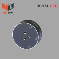 Bộ ổ cắm cao cấp (Aluminum + Acrylic) Ổ cắm 3 chấu đa năng Màu trắng - M1B142
