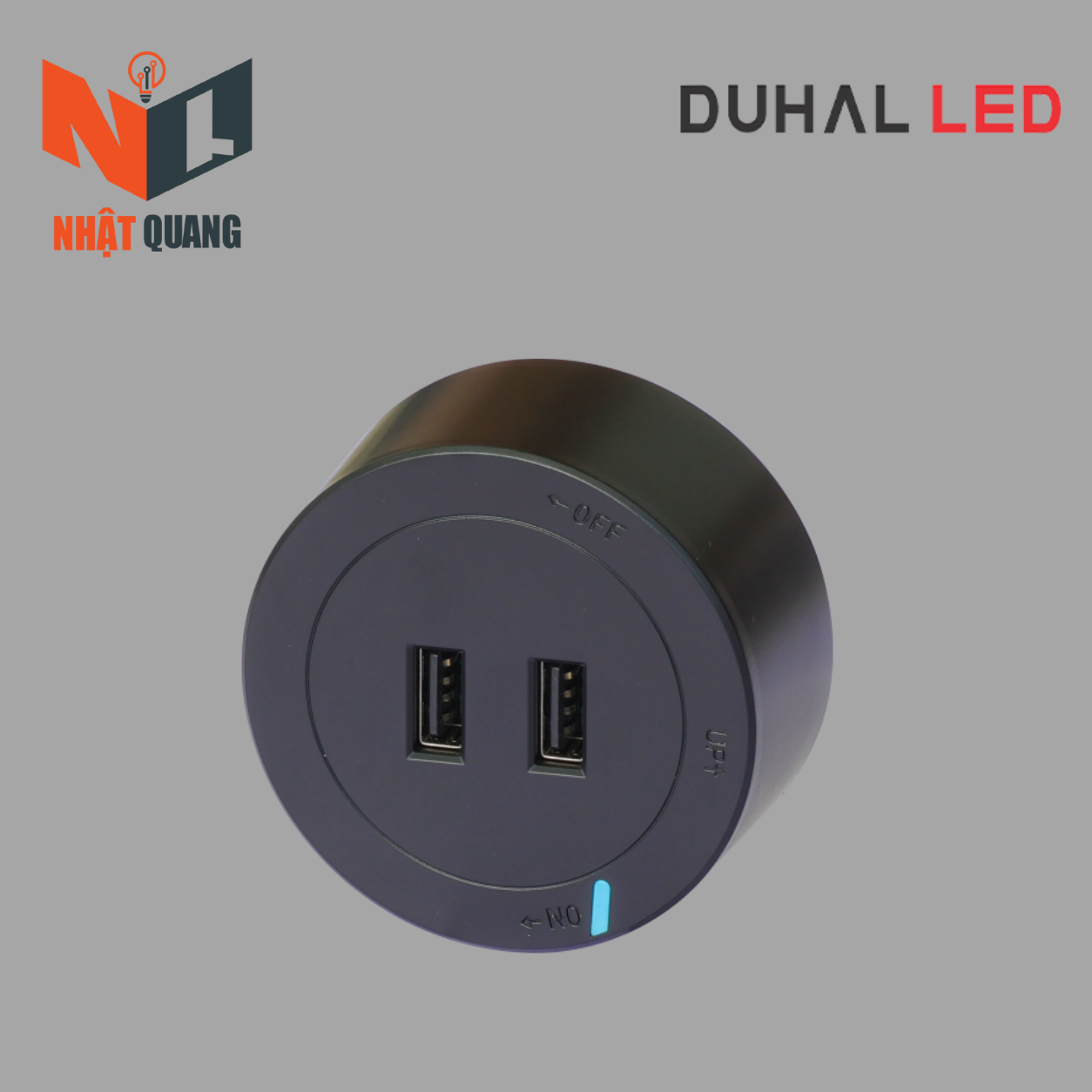 Bộ ổ cắm cao cấp (PC) 2 cổng USB MÀU TRẮNG - K1B642