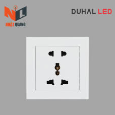Bộ ổ cắm 3 chấu đa năng và ổ cắm 2 chấu cổ điển K series MÀU TRẮNG - C1B213