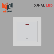 Bộ Công Tắc 20A Có Đèn Báo cổ điển K series MÀU TRẮNG - C1A114