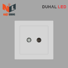 Bộ ổ cắm Truyền Hình Vệ Tinh & Tivi cổ điển K series MÀU TRẮNG - C1B319