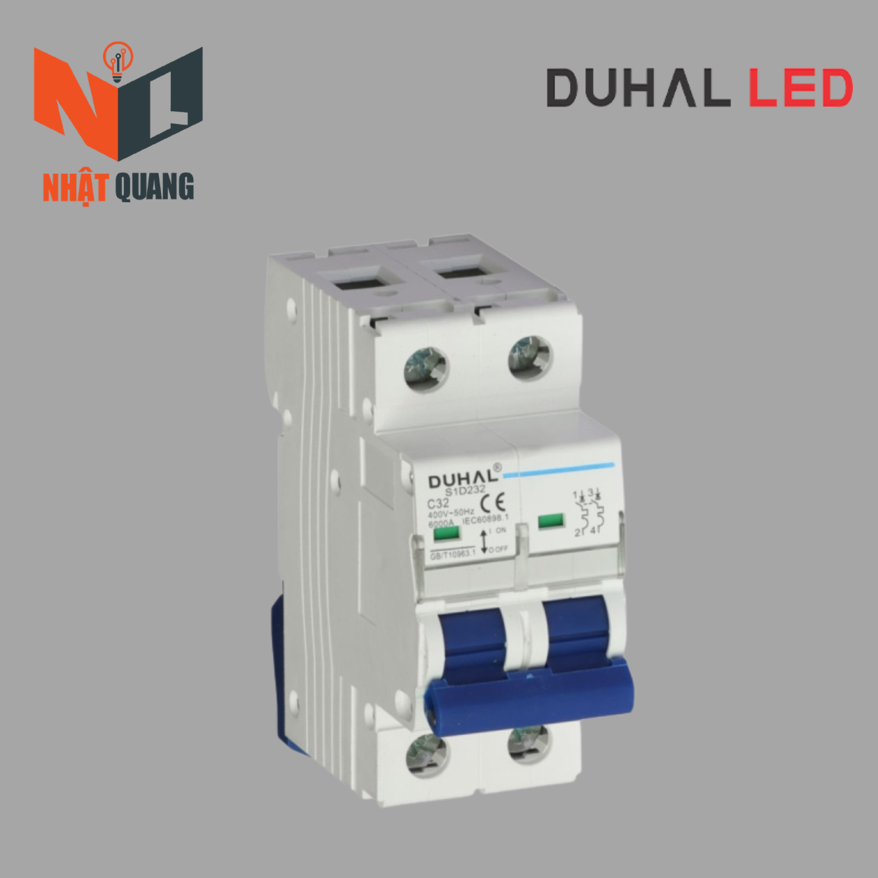 MCB 2 CỰC 20A/6kA - S1D220