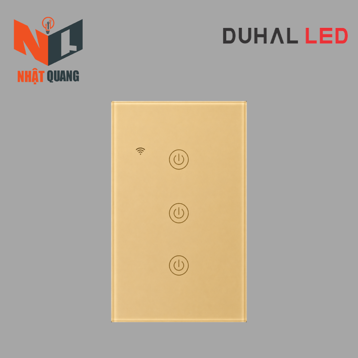 Mặt công tắc wifi - cảm ứng ON/OFF 3 điểm chạm - A5A360