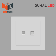 Bộ ổ cắm Điện Thoại & Mạng cổ điển K series MÀU TRẮNG - C1B019