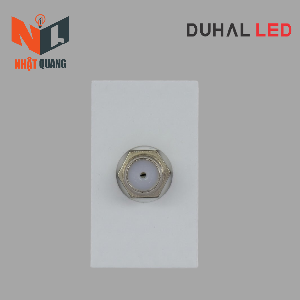 Ổ cắm Tivi Saturn S size M MÀU TRẮNG - S1B075