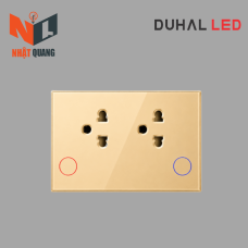 Mặt 2 ổ cắm wifi - cảm ứng 3 chấu - A5B273