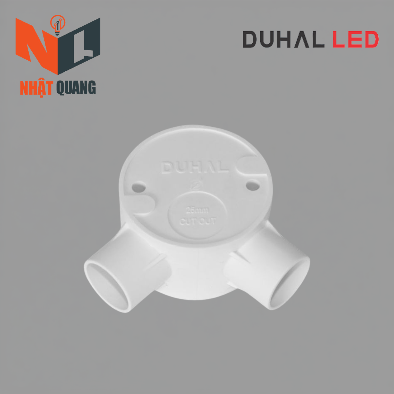 Hộp Tròn 2 Đường Góc Ø16 - S1O738
