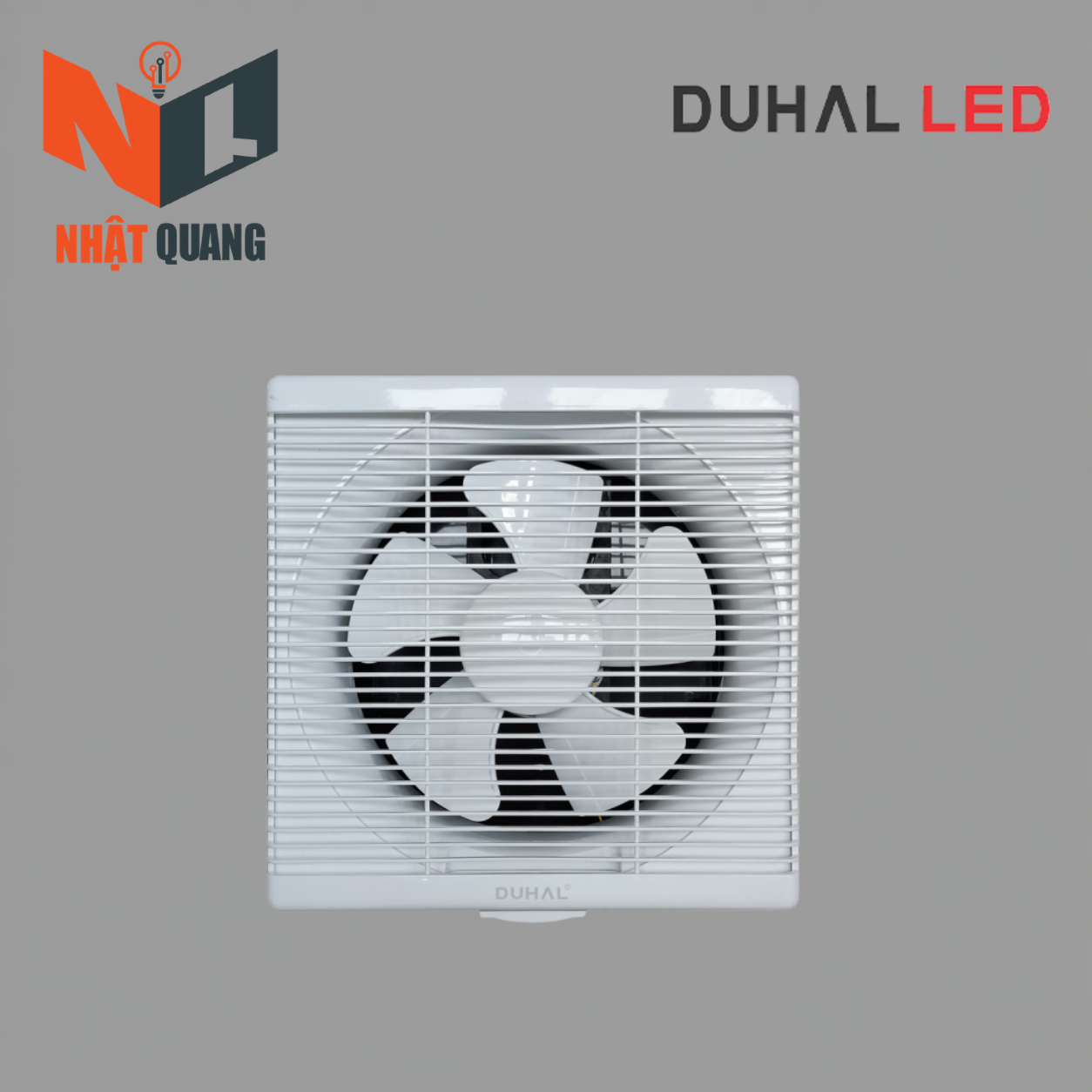 Quạt thông gió, lưới dạng thanh ngang, có nắp che 220V-30W (màu trắng) - K1Q430