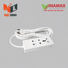 Ổ CẮM 3 LỖ TRẮNG KHÔNG CÔNG TẮC T305