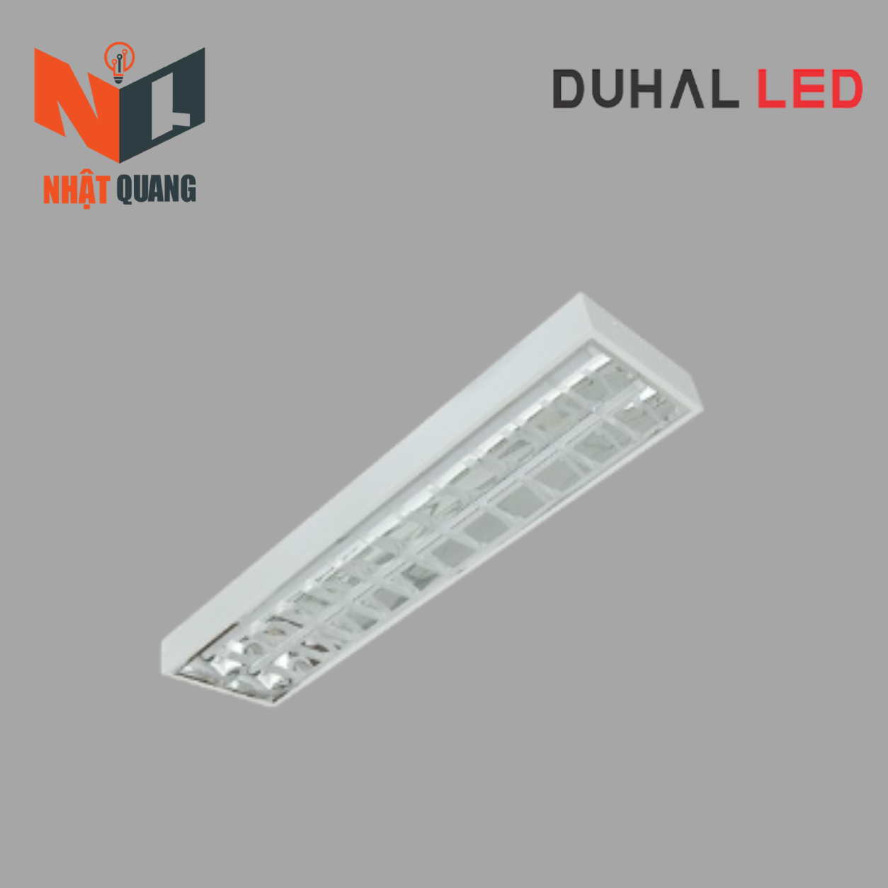 MÁNG ĐÈN LED PHẢN QUANG LẮP NỔI 2x18W - LDN218