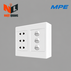 BỘ CÔNG TẮC Ổ CẮM ĐÔI A20B23U3N
