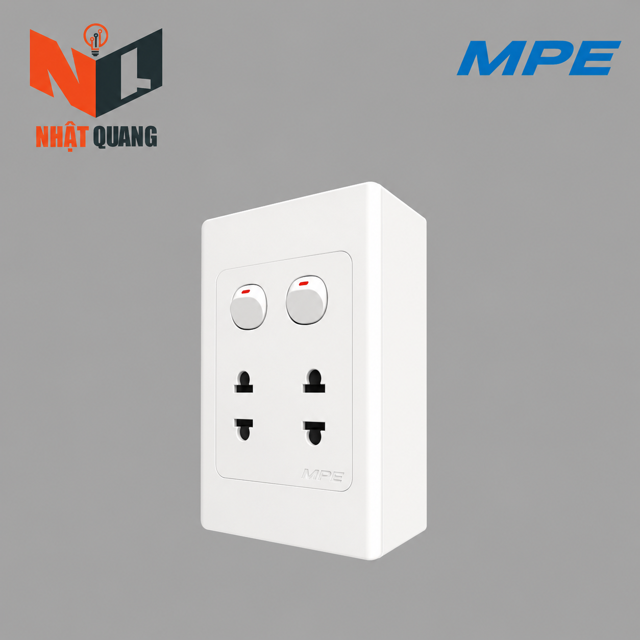 BỘ CÔNG TẮC Ổ CẮM ĐƠN A20B12U2N
