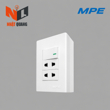 BỘ CÔNG TẮC Ổ CẮM ĐƠN A60B12U1V (VẶN VÍT)