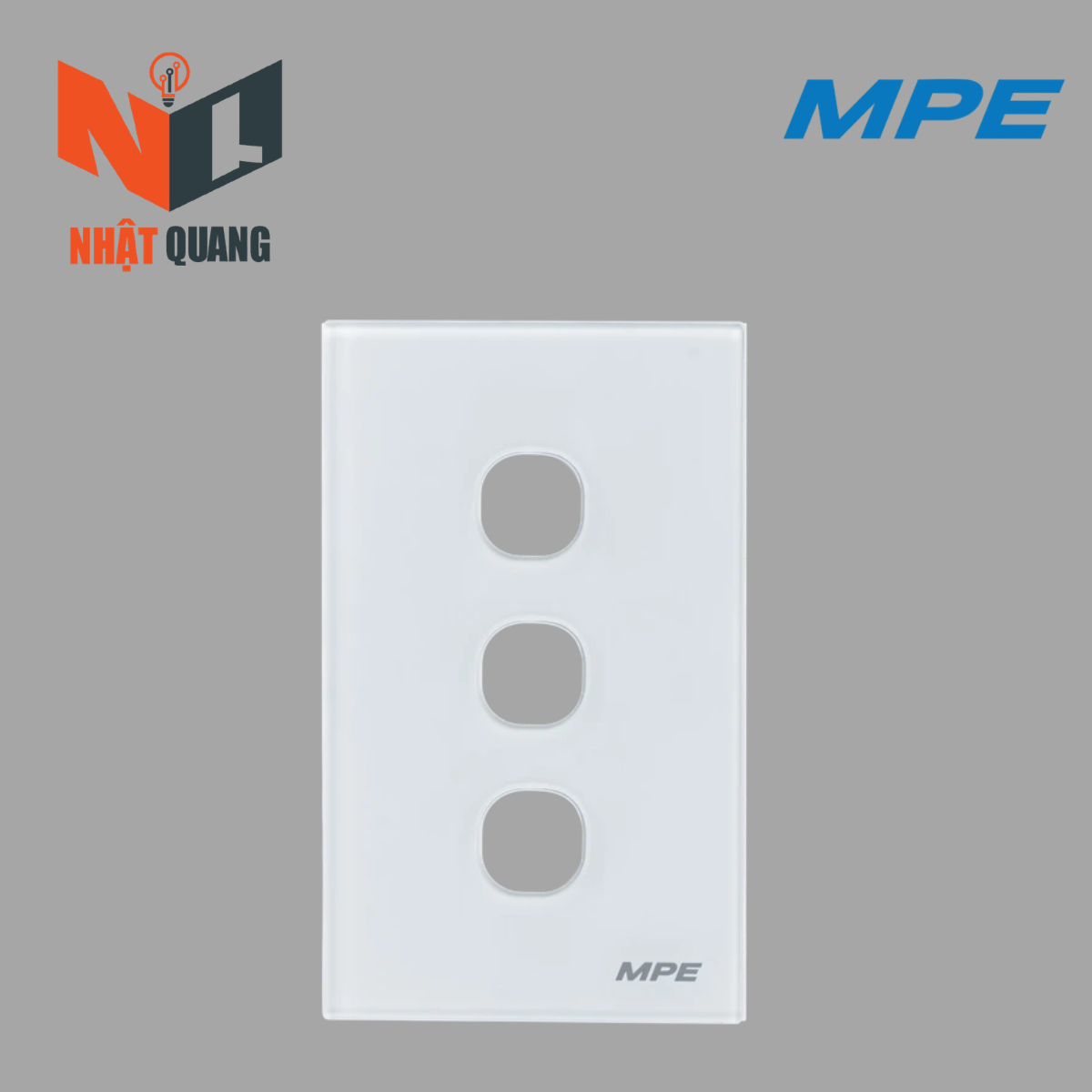 MẶT 3 LỖ GẮN HẠT MẠNG LAN, TEL, TV MAT3/SC