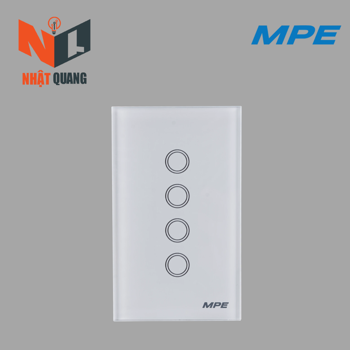 MẶT 4 CÔNG TẮC ĐIỀU KHIỂN WIFI SW4/SC