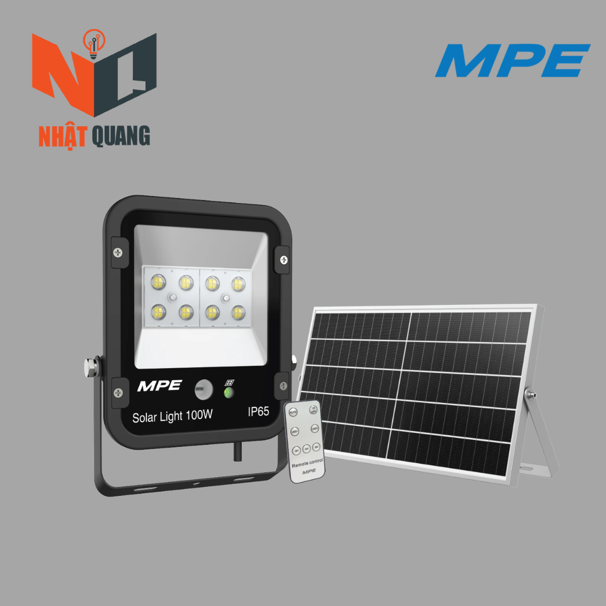 ĐÈN LED PHA NĂNG LƯỢNG MẶT TRỜI 100W SFLD2-100T/V