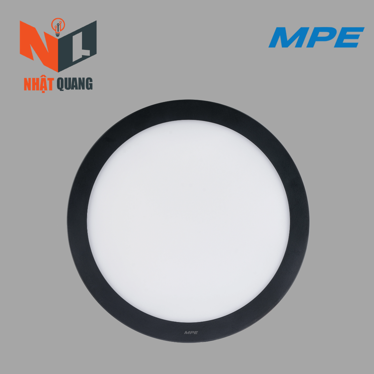 ĐÈN LED PANEL ỐP NỔI NHỰA ĐEN MẶT TRÒN 24W 3 CHẾ ĐỘ MÀU SRPLB2-24/3C