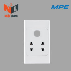 Ổ CẮM ĐÔI 2 CHẤU 16A + 1 LỖ A20US2XN