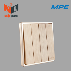 MẶT 4 CÔNG TẮC 1 CHIỀU 16A-250V S704