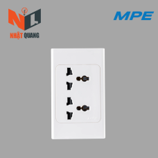 Ổ CẮM ĐÔI ĐA NĂNG ĐẾ LIỀN 16A A20UESM2N