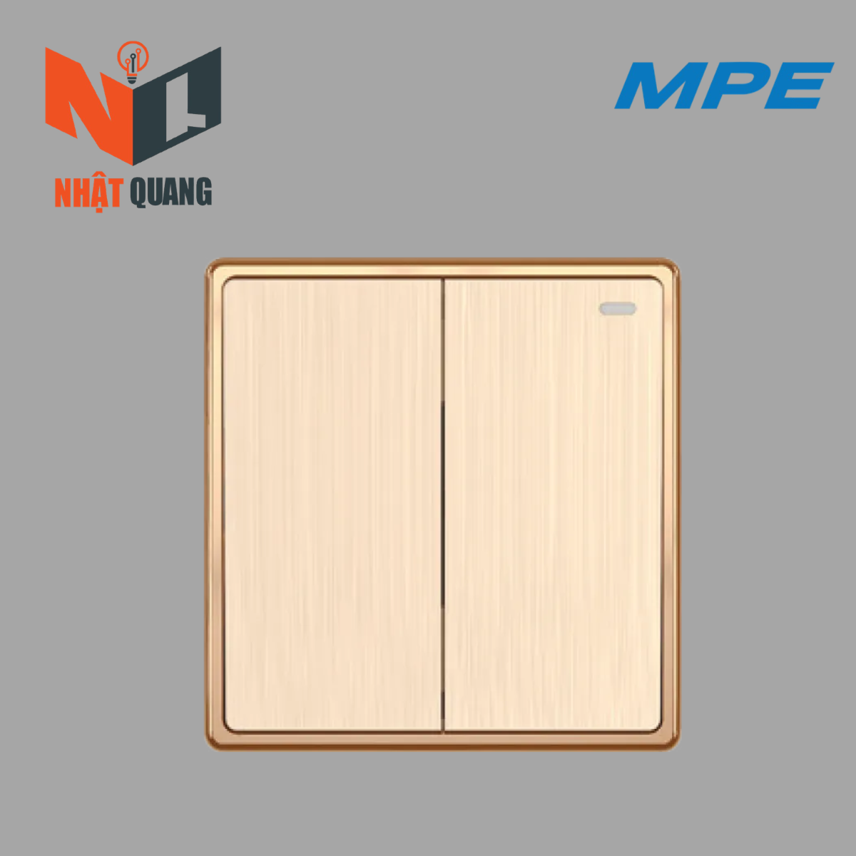 MẶT 2 CÔNG TẮC 1 CHIỀU 16A-250V S702