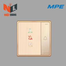 NÚT NHẤN CHUÔNG + 1 ĐÈN BÁO KHÔNG LÀM PHIỀN + 1 ĐÈN BÁO DỌN PHÒNG S7CDP