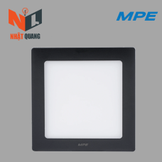 LED PANEL ỐP NỔI VUÔNG NHỰA ĐEN 12W 3 CHẾ ĐỘ MÀU SSPLB2-12/3C