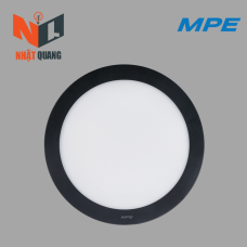 ĐÈN LED PANEL ỐP NỔI NHỰA ĐEN MẶT TRÒN 18W 3 CHẾ ĐỘ MÀU SRPLB2-18/3C