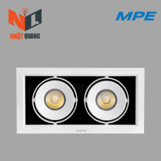 LED DOWNLIGHT CHIẾU ĐIỂM 2 ĐÈN 20W DLS-220T/N/V