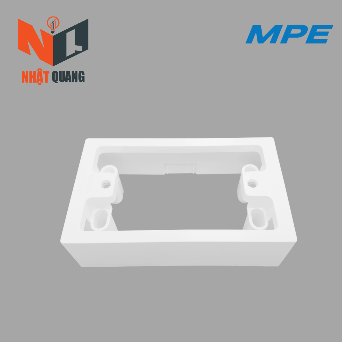 HỘP NHỰA NỔI DÙNG CHO CÁC MẶT, Ổ CẮM A20 VÀ VIỀN A20-WN AK2237N