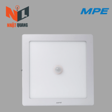 LED PANEL ỐP NỔI NHÔM VUÔNG CẢM BIẾN CHUYỂN ĐỘNG 18W SSPL-18T/MS