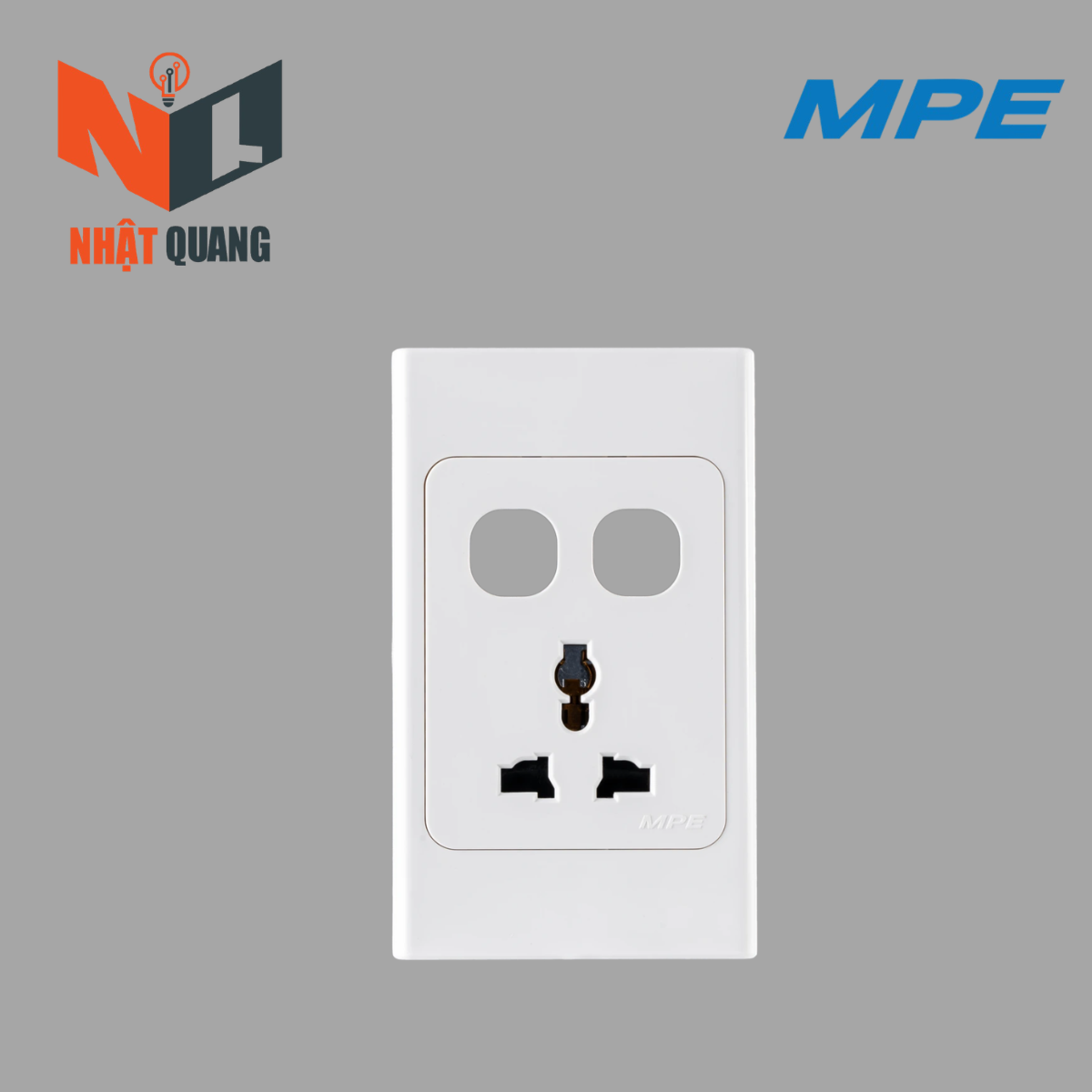 Ổ CẮM ĐƠN ĐA NĂNG 16A + 2 LỖ A20USMXXN